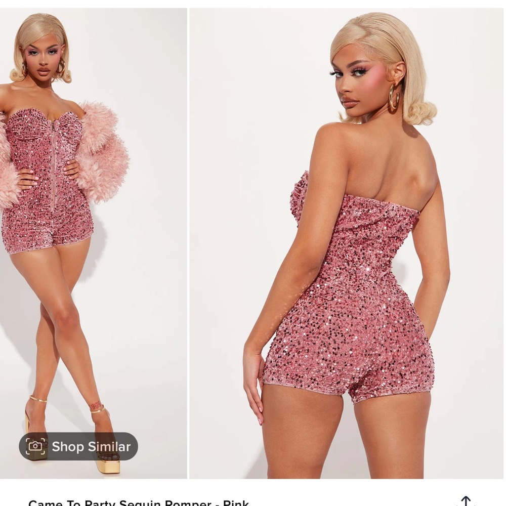 COPY - NWT Fashion Nova Sequin Romper